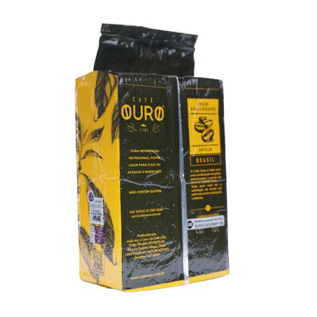 CAFÉ PÓ OURO VÁCUO TRADICIONAL 500G 360-24