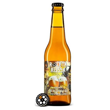 Cerveja roleta russa 355ml american pale