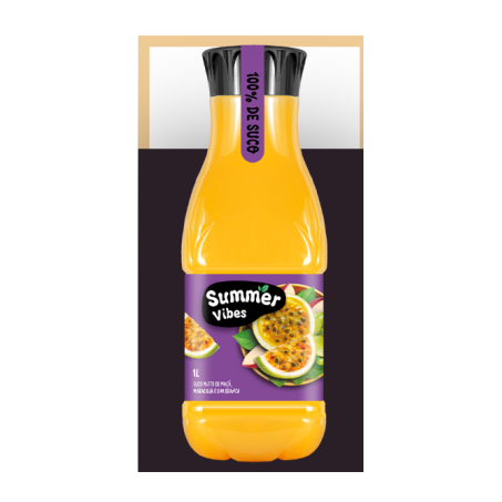 Suco maracujá/maça/uva branca summer vibes 1l