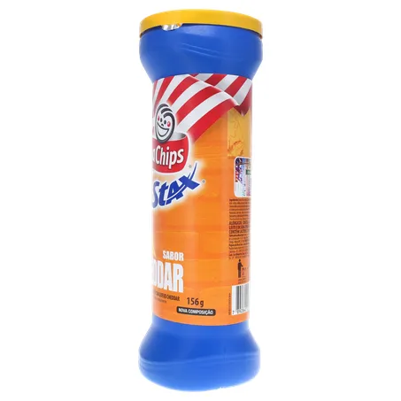 SALGADINHO E CHIPS STAX CHEDDAR 156G 360-7