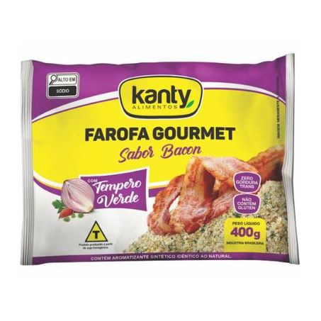 Farofa gourmet bacon kanty 400g