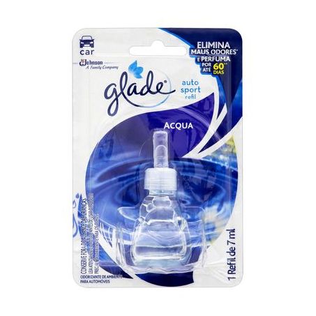 PURIFICADOR AR GLADE AUTO SPORT ACQUA REFIL 7ML