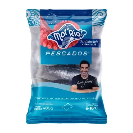 Peixe Sardinha Mar e Rio 400g Eviscerada