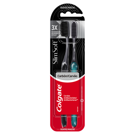 ESCOVA D. COLGATE SLIM SOFT 2UN CARVAO