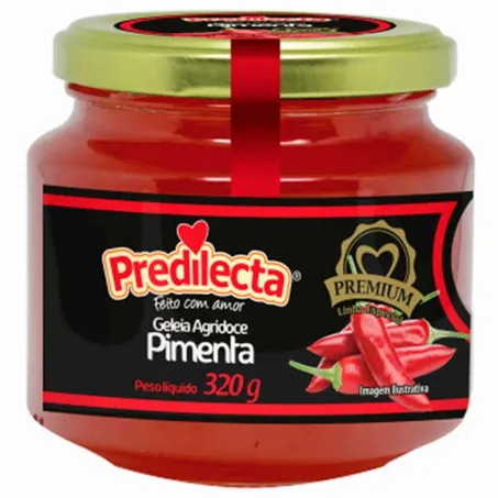 Geleia Predilecta 320g Pimenta Vermelha