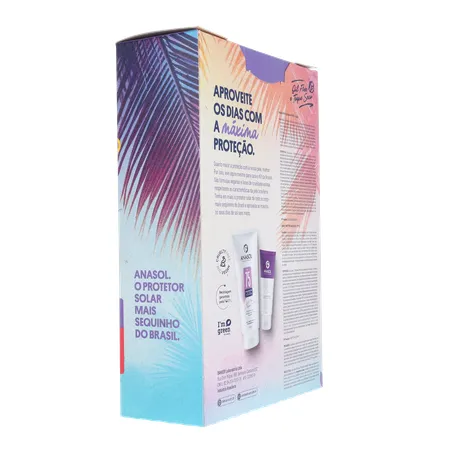 KIT PROTETOR SOLAR ANASOL FPS 75 200G + GRÁTIS PROTETOR SOLAR FACIAL FPS 75 60G 360-12