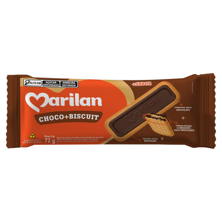 Biscoito Marilan 72g -  Biscuit - Chocolate
