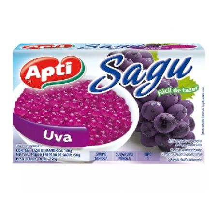 SAGU APTI C/ SABOR UVA 250G