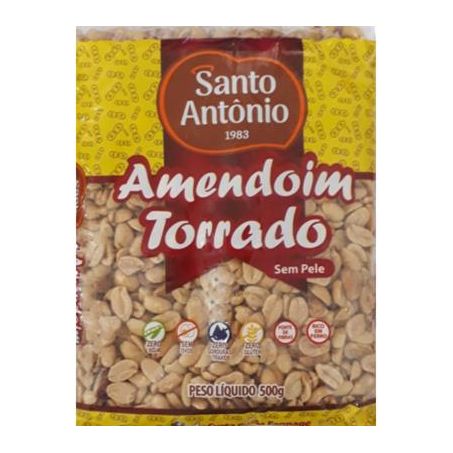 Amendoim santo antônio 500g torrado sem pele