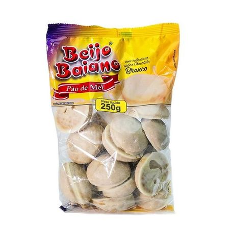Pão de mel beijo baiano branco 250g