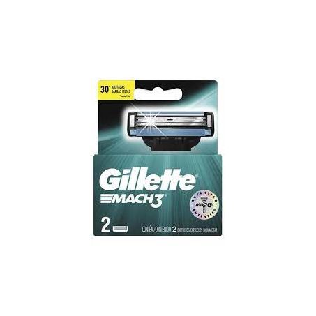 Carga gillette mach3 c/2un