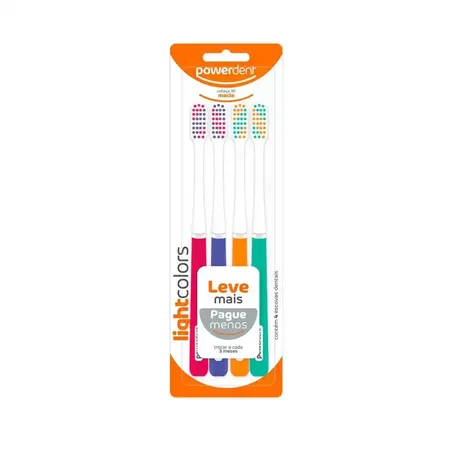 ESCOVA DENTAL MAIS SOFT MACIA POWERDENT C/4 25105 