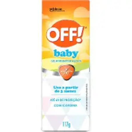 Repelente gel off baby apartir de 3 meses 117g-com icaridina-