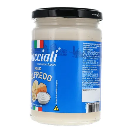 MOLHO PRONTO SACCIALI ALFREDO VIDRO 320G 360-5