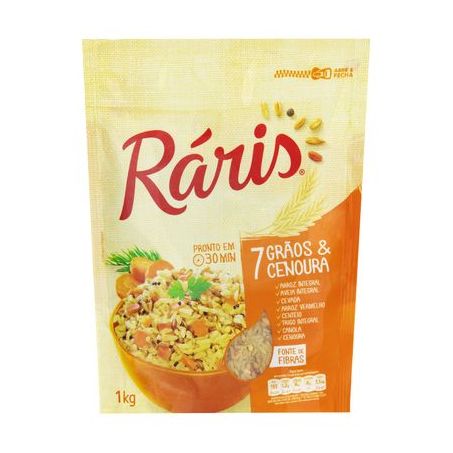 ARROZ RARIZ INTEGRAL 7 GRAOS CENOURA 1KG