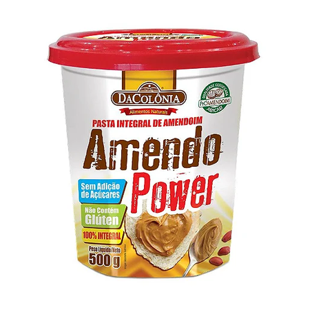 Pasta Amendoim AmendoPower DaColônia 500g