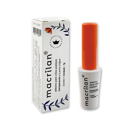 Cola para cilios posticos transparente macrilan 7ml