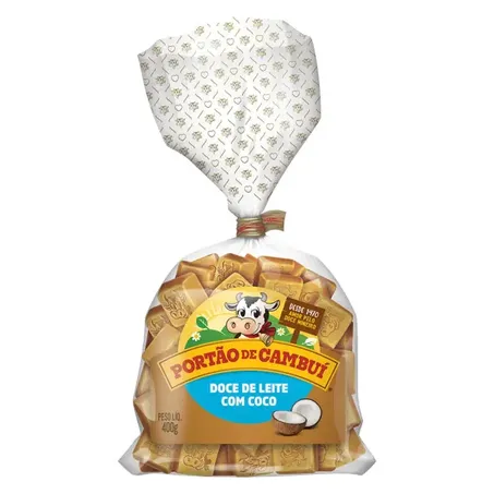 DOCE DE LEITE COM COCO 400G - PORTAO DE CAMBUI