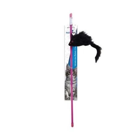 Varinha com Ratinho Colorido Home Pet 47Cm