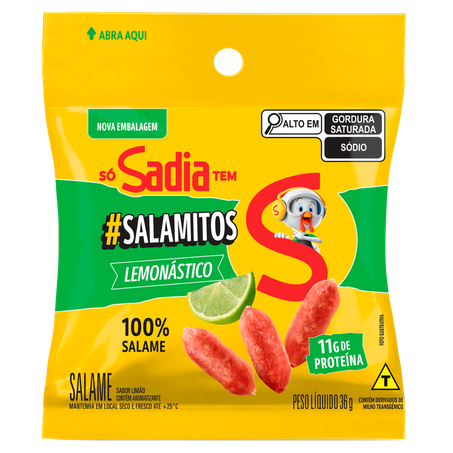 Salamitos Sadia Lemonástico 36g
