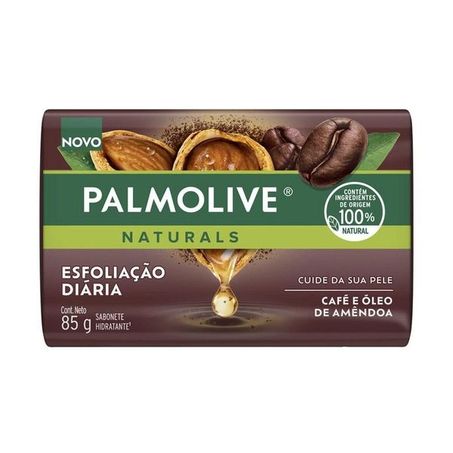 Sabonete palmolive café e óleo de amêndoas 85g