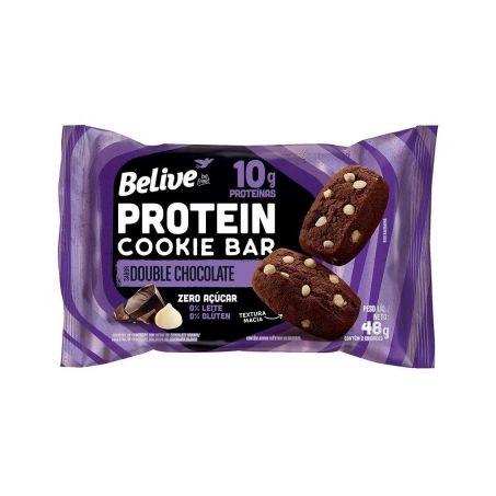 COOKIES BELIVE PROTEIN 48G DOUBLE CHOC.