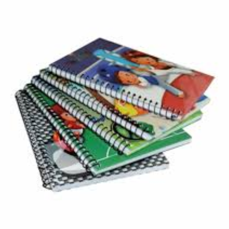 Caderno panamericana desenho pequeno capa dura 48 folhas brochura sortido