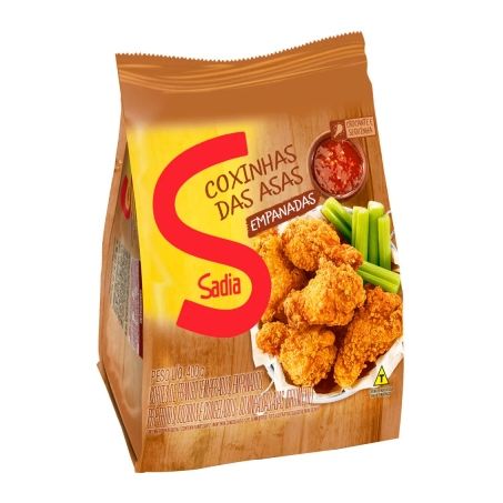Coxinha das asas sadia empanadas 400g