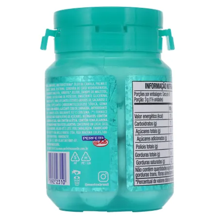Goma De Mascar Mentos Pure Fresh S/Açúcar Wintergreen Pt 56g  360-17