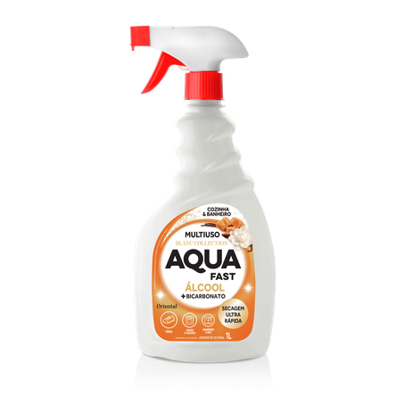 LIMPADOR MULTIUSO COZINHA E BANHEIRO AQUAFAST BLANC COLLECTION ORIENTAL SPRAY 1L