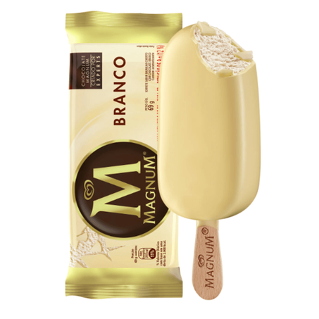 Sorvete Kibon Magnum Palito White 69g