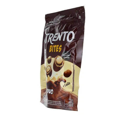 CHOCOLATE WAFER TRENTO BITES DUO CHOCOLATE AO LEITE 120G 360-5