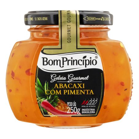 GELEIA DE ABACAXI COM PIMENTA BOM PRINCÍPIO GOURMET