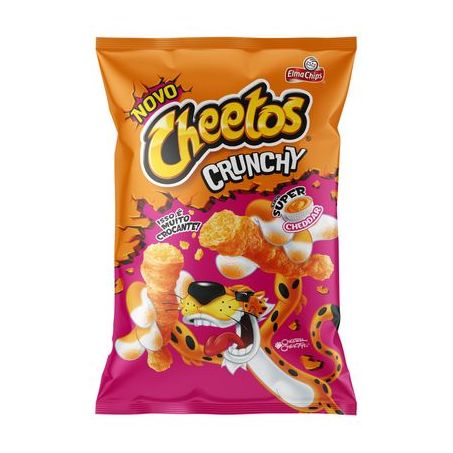 SALGADINHO CHEETOS CRUNCHY SUPER CHEDDAR ELMA CHIPS 48G