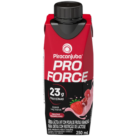 BEBIDA WHEY PIRACANJUBA PRO 23G FRUTAS VERM 250ML