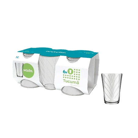 COPO TUCUMA MULTIUSO C/6 NADIR FIG 190 ML 2046    
