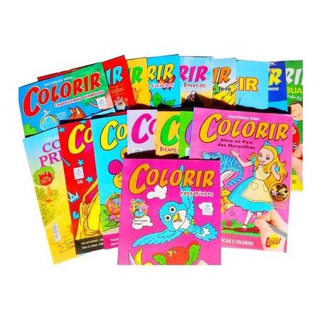Revista infantil de colorir