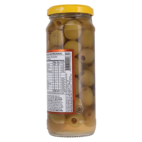 Azeitona Verde Vale Fértil 160g - Sem Caroço - Vidro 360-2