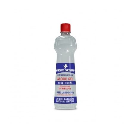 ALCOOL GEL PRONTO SOCORRO 500G