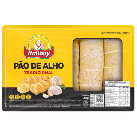PÃO DE ALHO ITALIANY TRADICIONAL 350G
