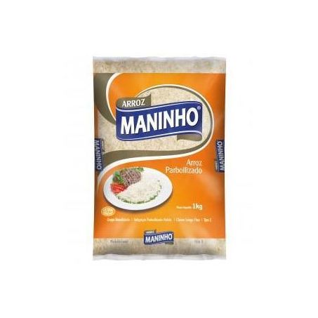 Arroz Maninho 1kg Parboilizado
