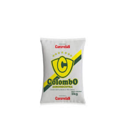 Açúcar Cristal Colombo Pacote 1KG