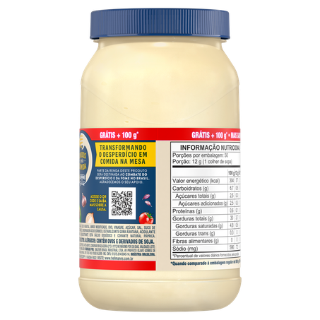 Maionese Hellmanns Pote Leve 600g Pague 500g 360-1