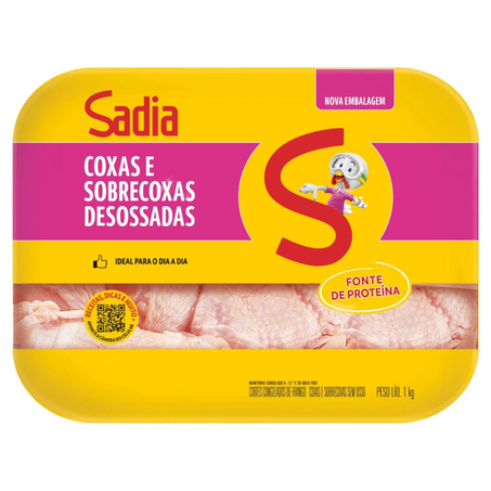COXAS E SOBRECOXAS DESOSSADAS SADIA 1KG