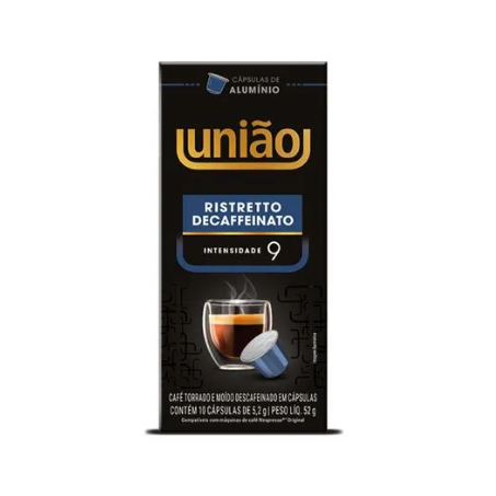 CAFE UNIAO 52G CAPSULA RISTRETTO DESCAFFEINADO