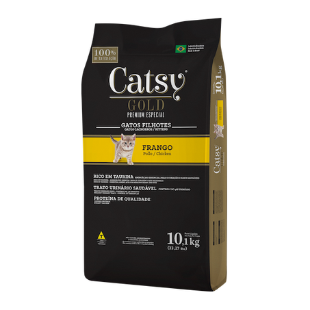 Ração Catsy Gold Premium Especial Filhotes Frango 10,1kg