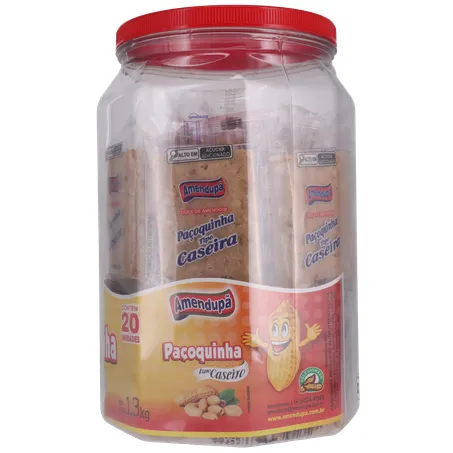 Paçoca amendupã caseiro pote 1.3kg 360-10