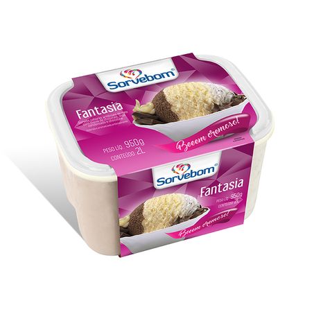 Sorvete sorvebom fantasia 2l