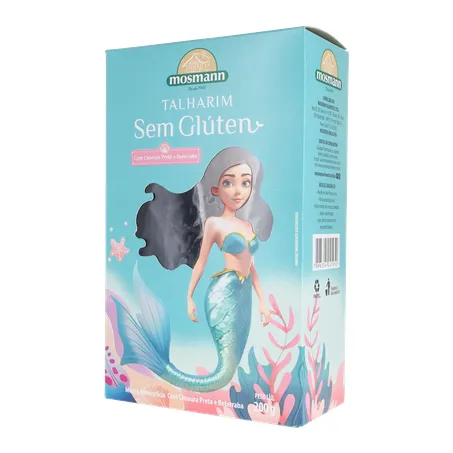 Massa mosmann talharim sereia cenoura/beterraba 200g 360-3