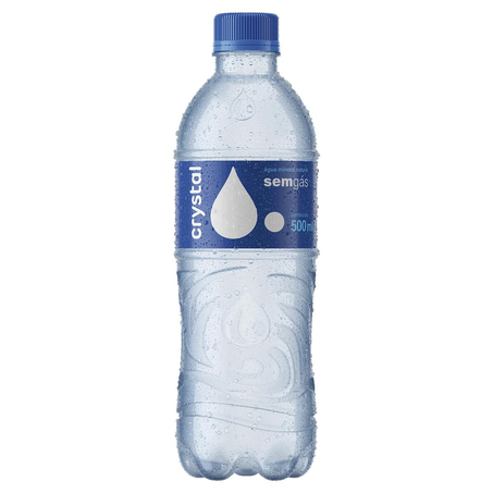 Água Mineral Crystal 500ml - Sem Gás - Pet